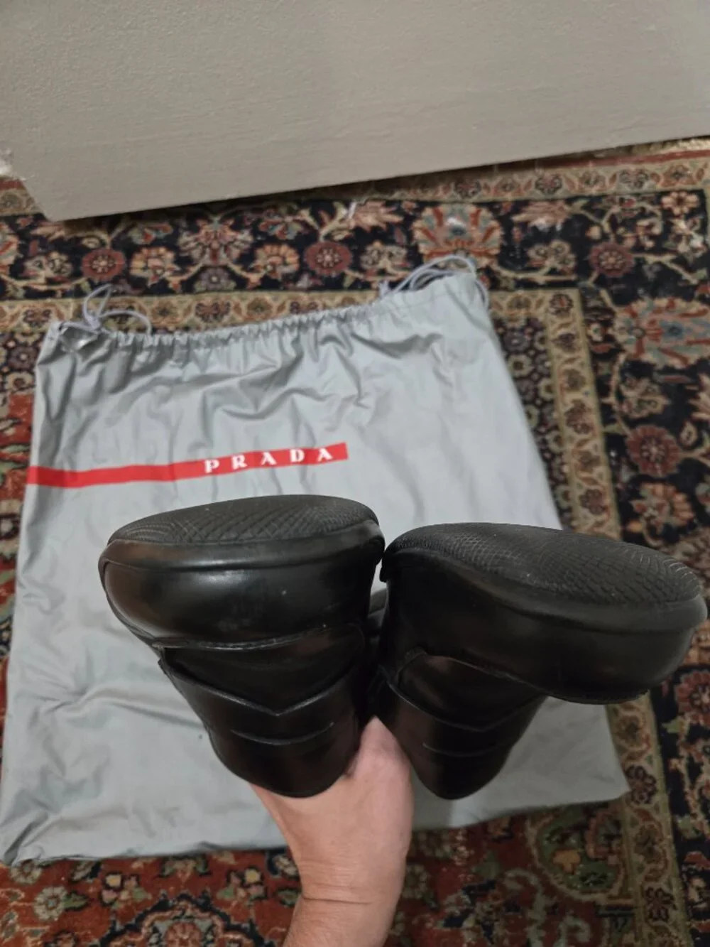 Men's Prada Toblach Loafers US Sz. 10.5 (Prada Sz. 9.5)